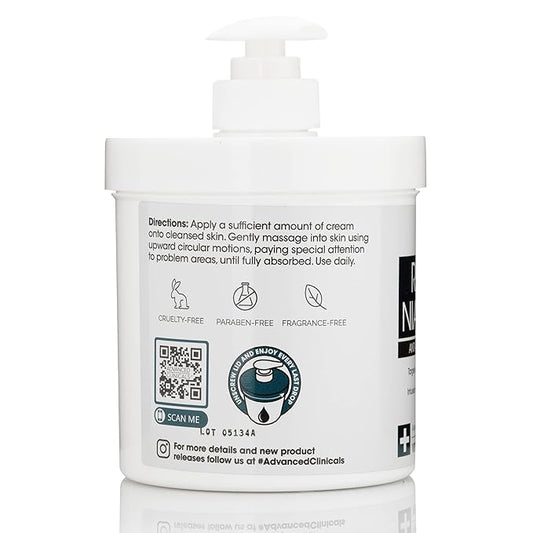 Advanced Clinicals Retinol Body & Face Lotion W/Niacinamide, Dry Skin Face Moisturizer & Crepey Skin Care Treatment, Anti Aging Retinol Cream Reduces Look Of Wrinkles, Sagging Skin, & Age Spots, 2PC