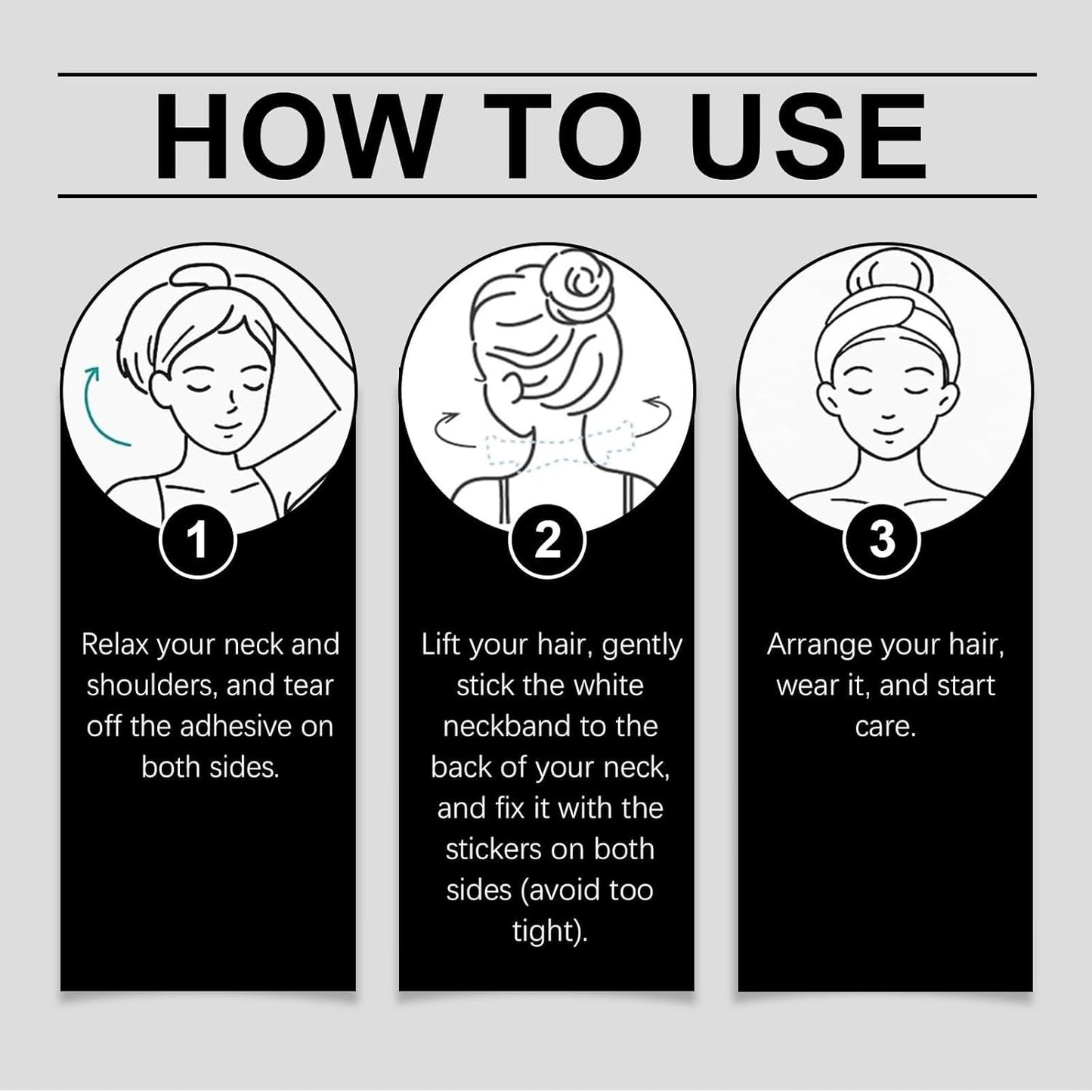 Neck Lift Tape-40 Neck Wrinkle Tape Instant Necktape Lift, Breathable Lift Strap Tightening Tapes for Necks Face Jaw Firming Neck Skin (xxl)