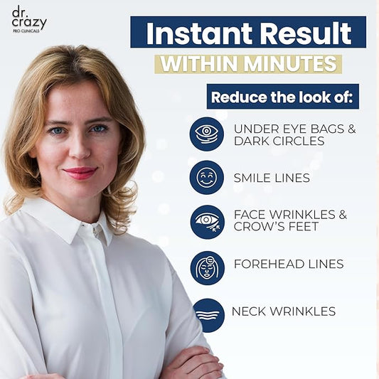 Bag Buster Eye Cream | Instant Reduction | Rapid Eye and Face Lift | Anti-Aging | instantly Reduces, Wrinkles, Dark Circles, Fine Lines, Under Eye Bags | Powdery Residue Or Flakes Free Formula | 10ml