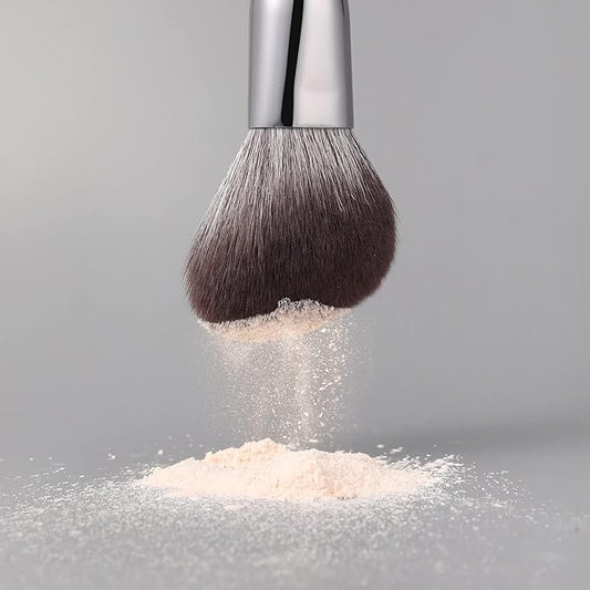 DUcare Powder Brush for Loose Powder - Fluffy Makeup Brushes with Soft Synthetic Bristles for Setting Powder/Blush/Highlighter, Large Face Makeup Brush for Flawless Application