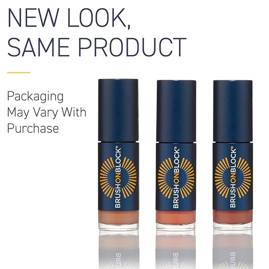 Brush On Block Sun Shine Protective Lip Oil 3 Color Variety Pack, Broad Protection Hydrating SPF 30 Mineral Sunscreen, Nude Tint, Coral, and Fig