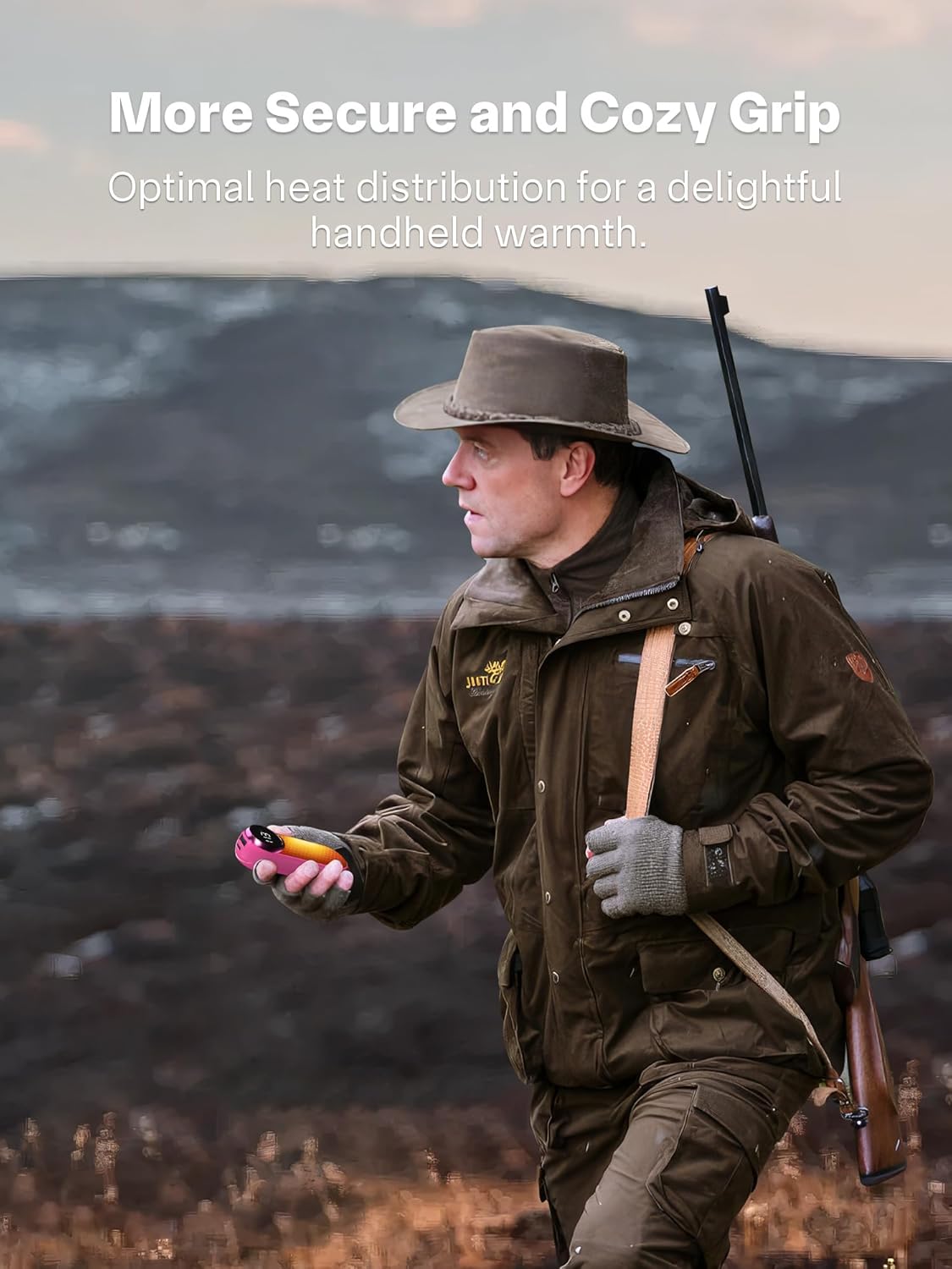 Hand Warmers Rechargeable,12000mAh Electric Hand Warmers with Light, 2 Pack Pocket Hot Hands Reusable Up to 20 Hours, Double Sided Heat Portable Heater for Hunting, Camping Gear, Stocking Stuffers