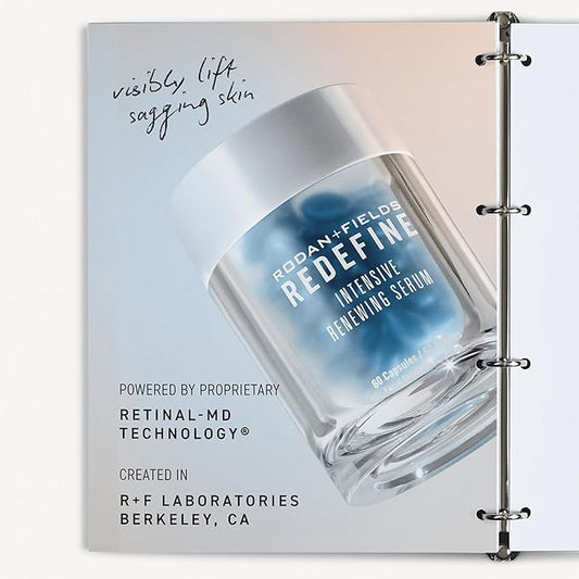 Rodan + Fields Redefine Intensive Renewing Serum | 60 Capsules | Retinol Night Serum for Skincare | Vitamin A | Reduces Appearance of Fine Lines