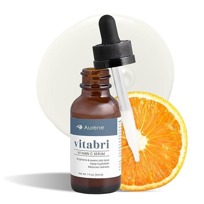 Vitabri Vitamin C Serum for Face โ Brightening & Anti-Aging Formula with Vitamin C, Ferulic Acid & Botanicals โ Hydrating Serum for Dark Spots, Tone & Fine Lines โ 1 Fl Oz