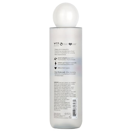 Pacifica Happy Water Hydrating Facial Toner Mist – Vegan Ceramides, Hyaluronic Acid & Electrolytes, Refreshing & Calming for Balanced Skin, Clean Beauty, Vegan, Cruelty-Free, All Skin Types, 4 oz