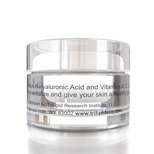 Trilipiderm Rehydration Night Crème .5oz Travel Size Night Rejuvenation with Anti-Aging Hyaluronic Acid and Retinol