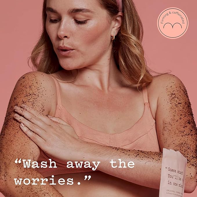 Frank Body Original Coffee Scrub, 7.05oz | Natural & Cruelty Free Exfoliating Body Scrub | Hydrating Vegan Scrub Skin Care For Stretch Marks, Acne, Cellulite | 1ct