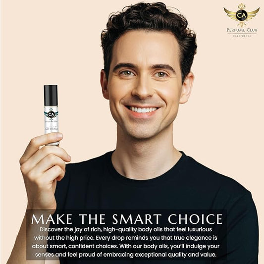 CA Perfume Impression of L’homme Cologne For Men Fragrance Body Oil Roll-On 0.3 Fl Oz/10ml