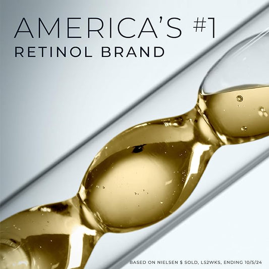 RoC Retinol Correxion Anti-Aging Wrinkle Night Serum, Retinol Serum for Face, Daily Treatment for Fine Lines, Post Acne Scars, 80 Capsules (Limited Edition Value Set), Unscented