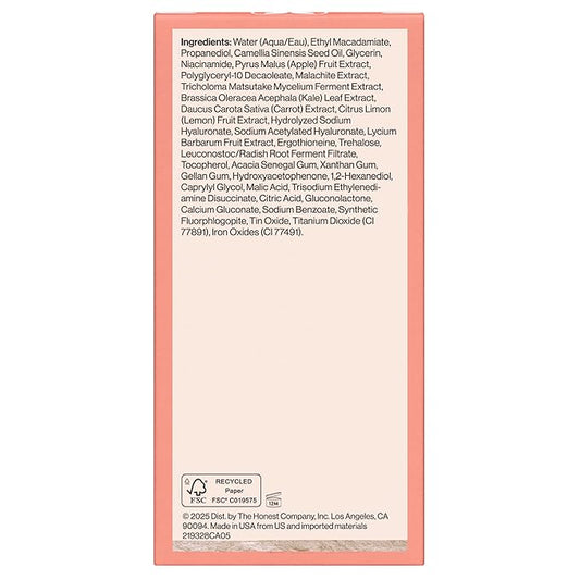 Honest Beauty Daily Green Juice Antioxidant Super Serum | Improves Skin Tone + Texture | Gentle for Sensitive Skin, Fragrance Free, Vegan | 1 fl oz