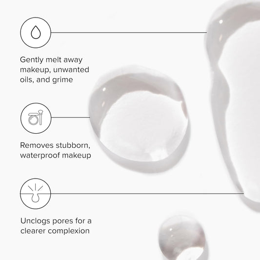 DRMTLGY Pre-Cleansing Oil - Makeup Remover Oil to be Paired with Facial Cleanser - Cleanser for Face - Melts Mascara, Makeup, & Preps for Cleansing, 5 fl oz