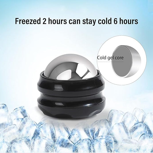 Cold Massage Roller Ball - Gifts for Men Women Teens Boys,Stays Cold for 6 Hours, Home Office Travel Essentials,Sports Fitness Relaxations Gift,Rapidly Relieve Muscle Pain and Tension