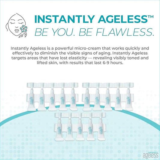 Instantly Ageless Facelift - Instant Eye Bag Remover Puffiness - 15 Vials - Instant Under Eye Bags Remover - Wrinkle Tightener - Instant Wrinkle Remover for Face Instant Lift