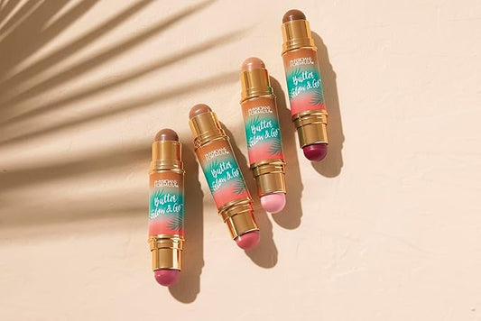Physicians Formula Butter Glow & Go Multiuse Stick, Ultra-Creamy Radiant Finish Formula with Murumuru Butter, Vegan & Cruelty-Free- Beachy Pink