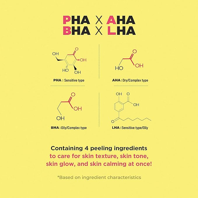 NEOGEN Lemon PHA Gauze Peeling Pads (30 pads) - Exfoliating Peeling Pad with AHA, BHA, PHA, LHA & Lemon & Glutathione & Niacinamide - Korean Skin Care