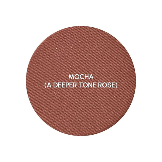 PRIMROSE POWDER BLUSH, Pressed Blush Face Makeup, Buildable Formula, Smooth Finish, Paraben Free, Made in the USA 0.11 oz. (Mocha)