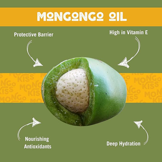 Eco Lips Mongo Kiss Organic Lip Balm 7 Pack - Blood Orange, Black Cherry, Pomegranate, Vanilla Honey, Peppermint, Strawberry Lavender, Yumberry | Mongongo Oil to Soothe & Moisturize Dry, Cracked Lips