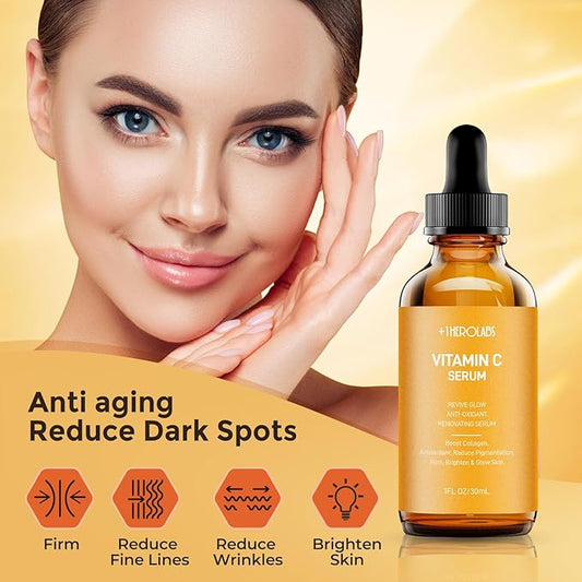 Vitamin C Serum for Face –Anti Aging Face & Eye Serum, Hyaluronic Acid, Reduce Fine Lines, Dark Spots and Wrinkle