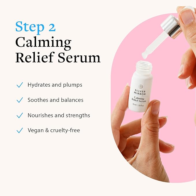 Signature Facial Mask (1.7 fl oz) & Serum (0.33 fl oz), Skin Care Set, 2-Step Face Tightening and Lifting Skincare, Anti Wrinkle, with Hyaluronic Acid, for Instant Face Lift