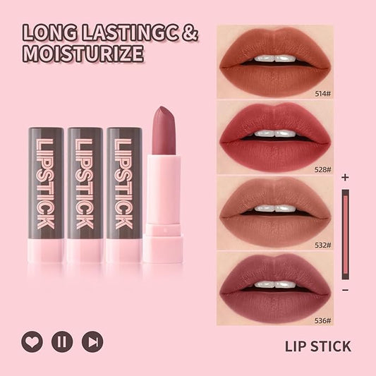 LAMUSELAND Makeup Kit for Women Girls Full Kit, 9 Pieces All in One Professional Makeup Gift Set for Beginner, include Lipstick, Eyebrow, Eyeliner, BB Cream, Powder, Mascara (B)