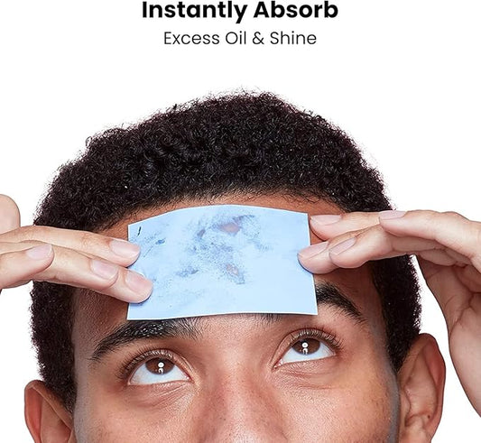 ROSELYNBOUTIQUE Oil Blotting Sheets for Face - Organic Premium Flexible Silky Blotting Sheets Instant Oil-Absorbing Remove Excess Oil & Shine Oil Control Films (50)