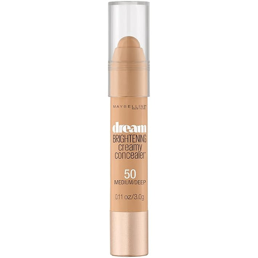 Maybelline New York Dream Brightening Creamy Concealer, Medium/Deep, 0.11 oz.