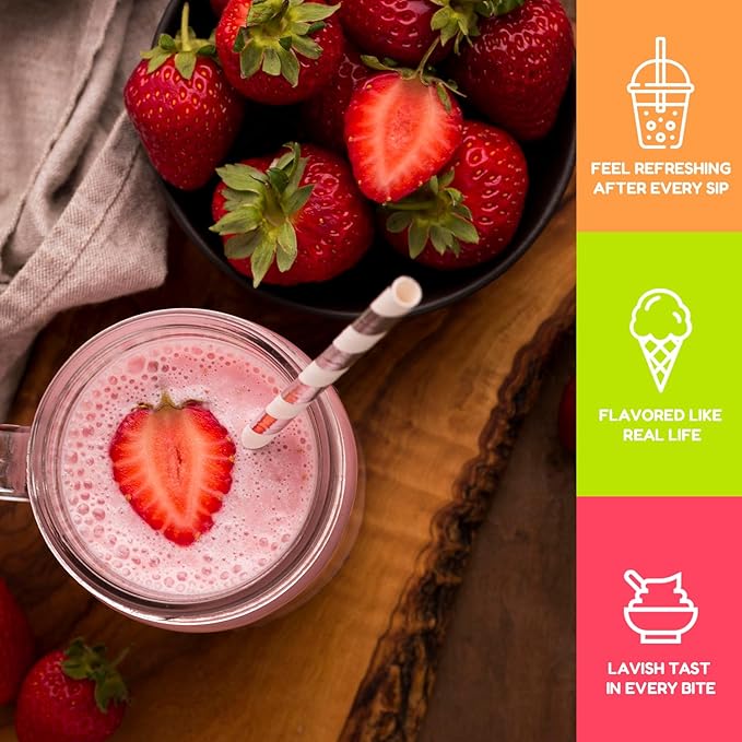 Fanale Strawberry Mango Lychee Popping Boba Pearls, Vegan, Non GMO, Gluten Free, Fat Free, Perfect for Bubble Tea, Smoothies, Ice Cream, Desserts, and Beverages 3 lb (1 lb X 3)