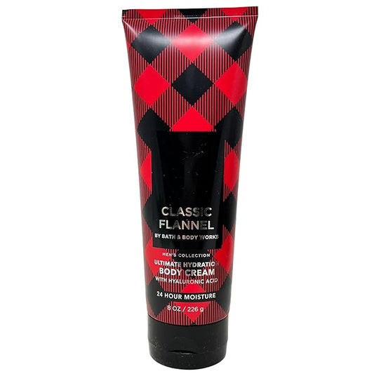 Men's Collection Classic Flannel Trio Gift Set - Includes 3 Ultimate Hydration Body Cream - Full Size