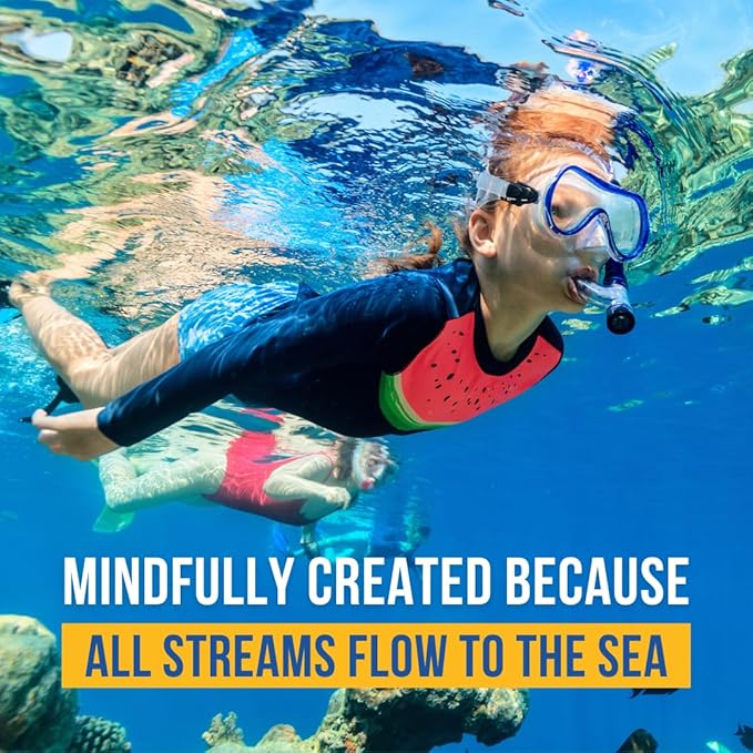 SPF 45 Every Day Active Mineral Sunscreen | 2.5 Fl Oz Biodegradable & Reef Safe Sunscreen for Face & Body | Non-Greasy, Lightweight & Sheer Mineral Protection Against UVA & UVB by Stream2Sea