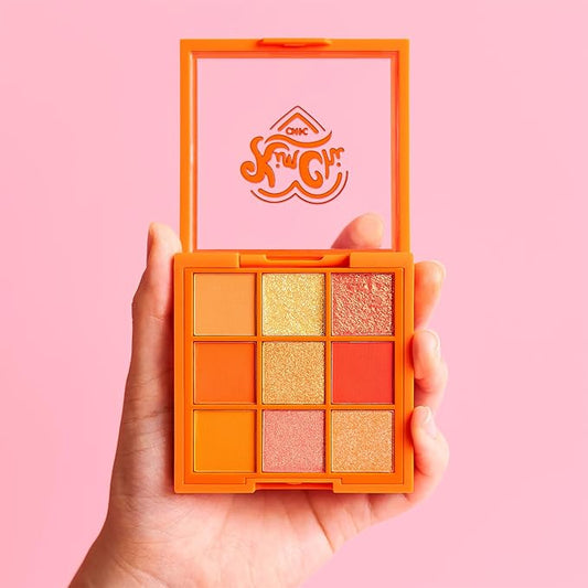 Kimchi Chic Beauty Citrus Queen - 9 Shades in 1 Makeup Palette - 01 ORANGE
