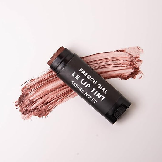 French Girl Le Lip Tint - Moisturizing & Hydrating Lip Balm for Sheer, Buildable Coverage & Shine, Clean Formula, Organic Ingredients, Vegan & Cruelty-Free