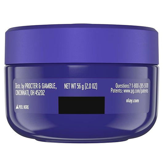 Olay Retinol Face Moisturizer, Smooth & Renew Cream for Women, Fragrance-Free - Anti-Aging, Anti-Wrinkle, Smooth Fine Lines, Tightening, Brightening - Recyclable Sustainable Eco Jar, Non-Greasy, 2 Oz