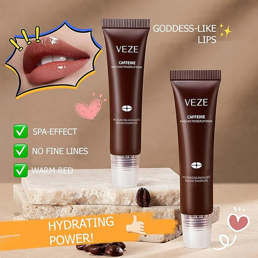 VENZEN Caffeine Moisturizing Tender Lip Cream Elastic Radiant Charm Coffee Lips Care 15g / 0.53oz