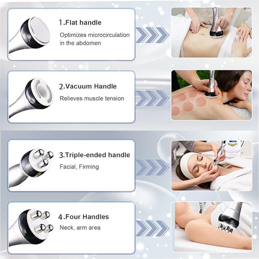 4 Function Handles Facial Beauty Device Suitable for Home and Beauty Salon Delicate Care Equipment