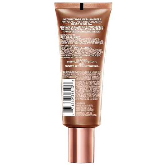 L'Oreal Paris Makeup True Match Lumi Glotion, Natural Glow Enhancer, Illuminator Highlighter, Bronzing Drops For a Sun-Kissed Glow, 904 Deep