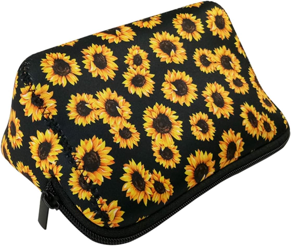 Cosmetic Bag Waterproof Neoprene Zipper Pouch Travel Portable Toiletry Makeup Bags Organizer Case for Women and Girls