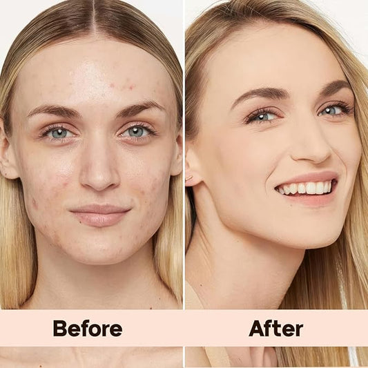 Face Setting Powder Makeup - Waterproof Long-Lasting Pressed Powder, Oil Control Finishing Powder Makeup, Smooth & Flawless, Poreless Matte Weightless for All Skin Types, Cruelty-free (Natural)