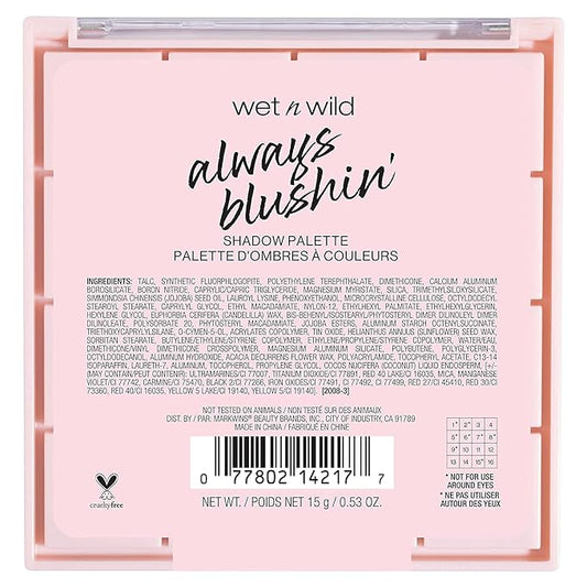 wet n wild Always Blushin' Palette Always Blushin' 1114217