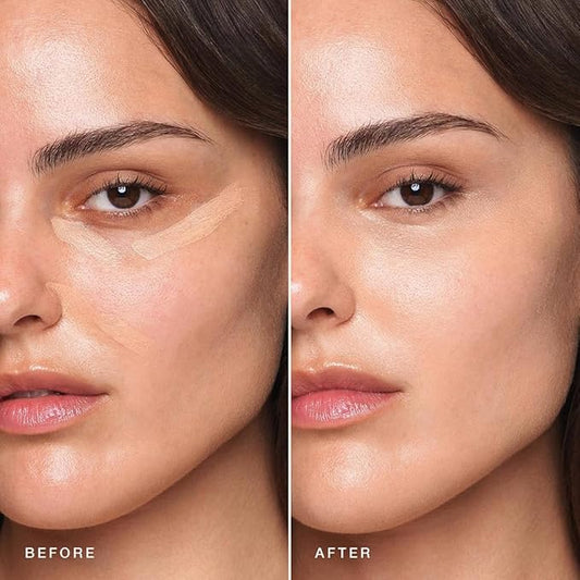 Jouer Essential High Coverage Concealer Pen - Under Eye Concealer for Dark Circles - Brightening Makeup for Eye Circles - Color Corrector Eye Primer with Hyaluronic Acid and Vitamin E