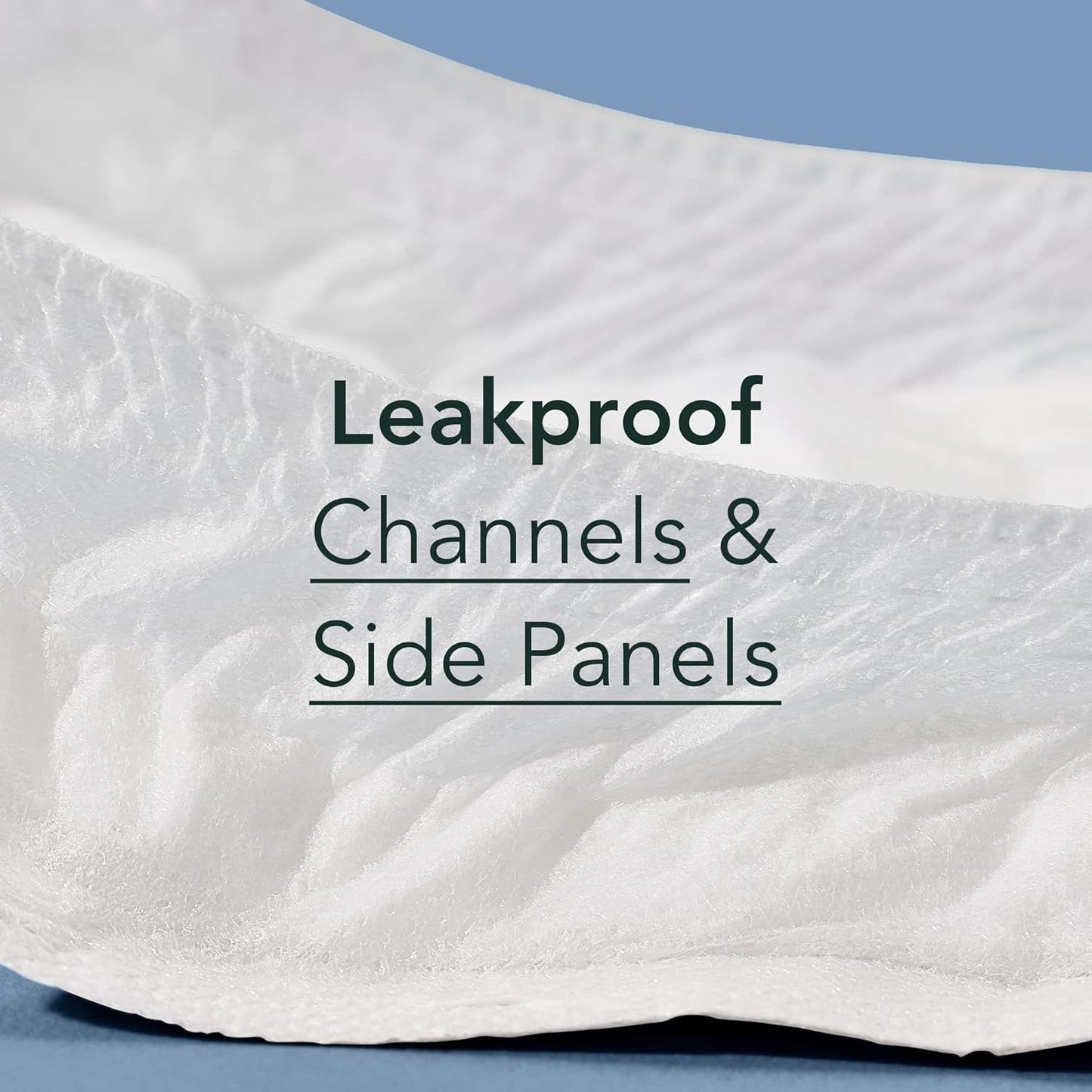 Rael Incontinence Pads for Women, Organic Cotton Cover, Postpartum Essential, Heavy Absorbency, Bladder Control, 4-Layer Core with Leak Guard Technology, Long Length (Moderate, 60 Count)