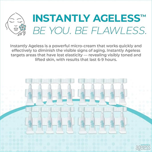 Instantly Ageless Facelift - Instant Eye Bag Remover Puffiness - 20 Vials - Instant Under Eye Bags Remover - Wrinkle Tightener - Instant Wrinkle Remover for Face Instant Lift