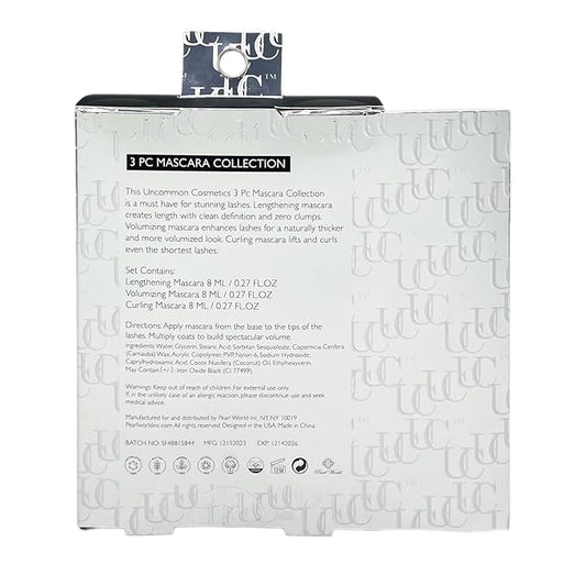 Best Of Lashes Mascara Collection Set - Smudge Proof Mascara with Volume and Length - Clump-Free, Stunning Lashes - 3 pc Gift Set