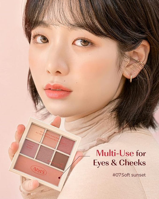 AMTS Eyeshadow Off Sienna & Misty Lavender Palettes Set, Valentine's gifts for teen girls, women | Matte Shimmer Metallic, Long Lasting