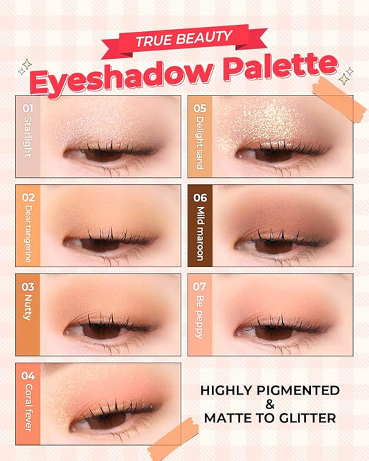 AMTS x True Beauty Edition - Some Sweet EyeShadow Makeup Palette | Matte Shimmer Metallic, Long Lasting, Cheek blush, All My Things, K Beauty, Pink Gold makeup