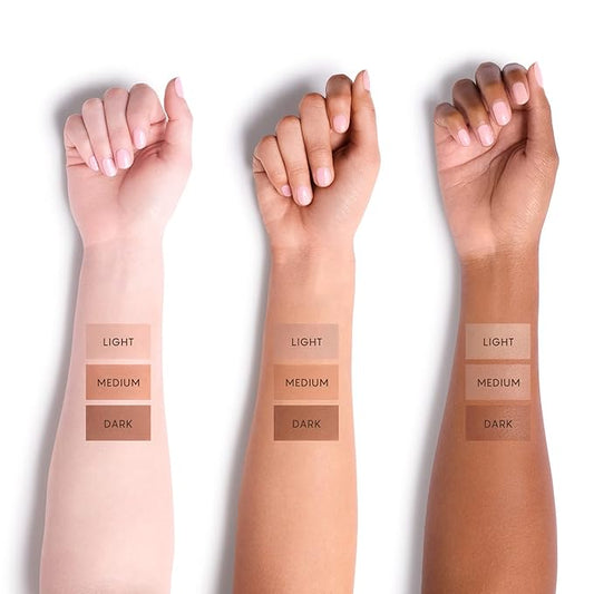 HALEYS Re-sculpt Smoothing Contour Powder (Light) Lightweight, Non-Caking, Nourishing & Skin-Softening, Infused with Shea Butter & Chamomile Flower Water to Soothe Skin