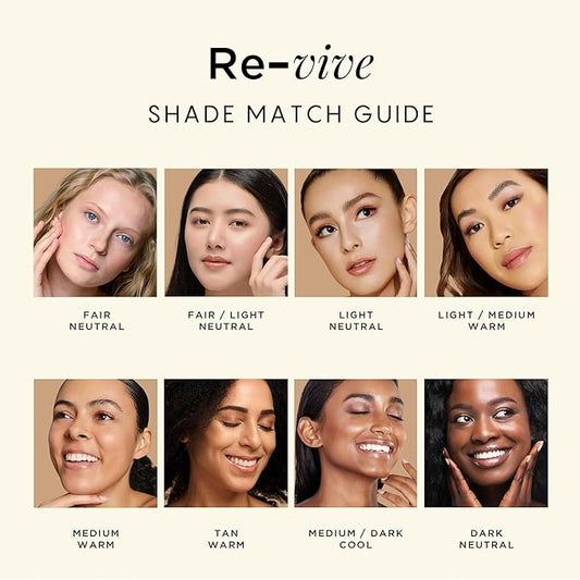 HALEYS Weightless Longwear Concealer (Light - Neutral), Re-vive, Medium to Full Coverage, Gripping Concealer, Fast-setting, All-Day Wear, Spot Concealing, Brightens, Streak-free, Light-diffusing, V+CF