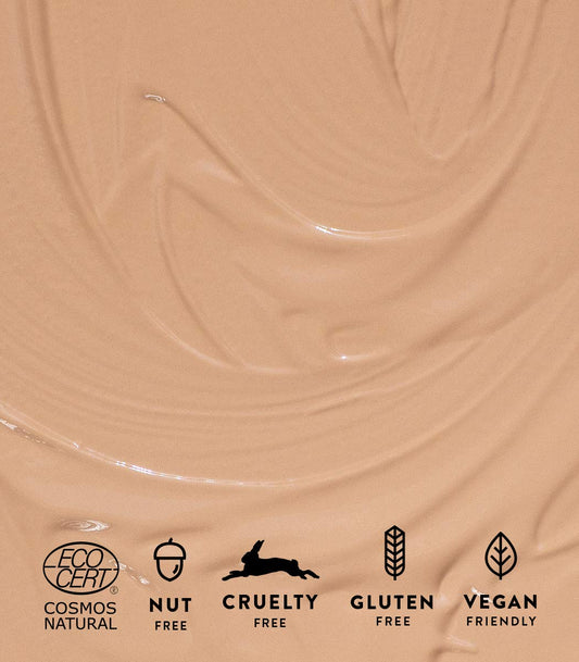 MÁDARA Organic Skincare | Luminous Perfecting Concealer 35 HONEY – 4ml, Dewy finish, With hyaluronic acid, Natural concealer for dark circles and blemishes, Vegan, COSMOS natural certified.