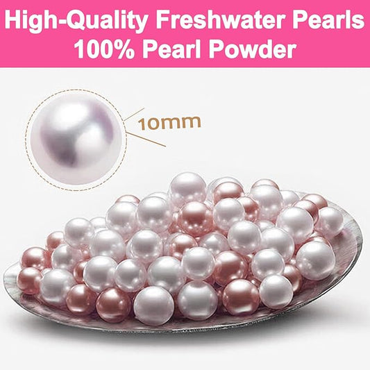 Pure Freshwater Pearl Powder for Skincare and Homemade Cosmetics Grade. 80g(2.82oz) SuperFine Pearl Powder for DIY lotions | creams | serums | making face mask, Natural and Oranic