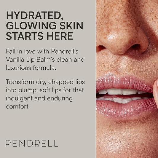 Vanilla Lip Balm - Soothing and Hydrating Lip Balm for Men and Women - Infused with Hyaluronic Acid, Shea Butter and Vitamin E - 30g