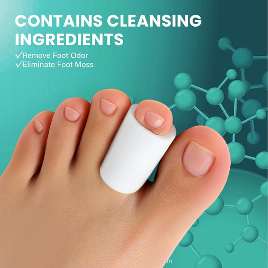 Welnove Toe Protectors – 12-Pack Silicone Toe Sleeve Toe Covers for Hammer Toes, Corns, Blisters, Toe Guards Sleeves and Toe Cushions for Pain Relief (Small)